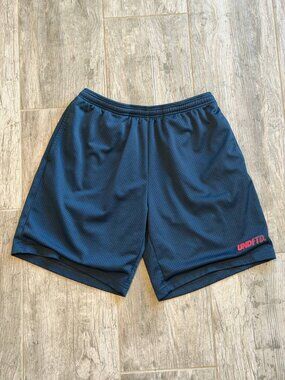 Undefeated UNDFTD Mesh Basketball Shorts Polyester Mesh L Navy Blue